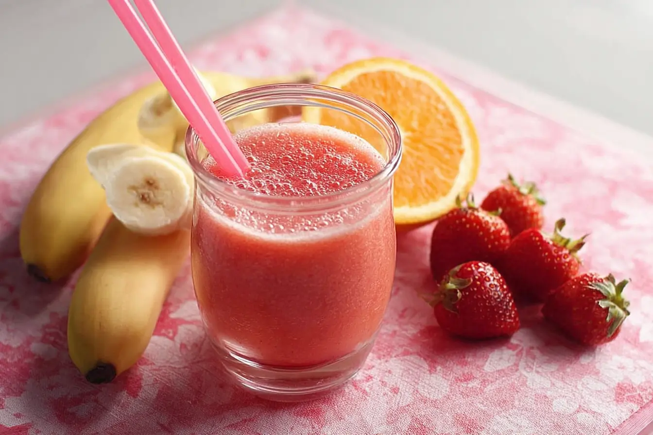 jus banane fraise agrumes