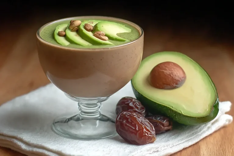 Jus d'avocat aux dattes