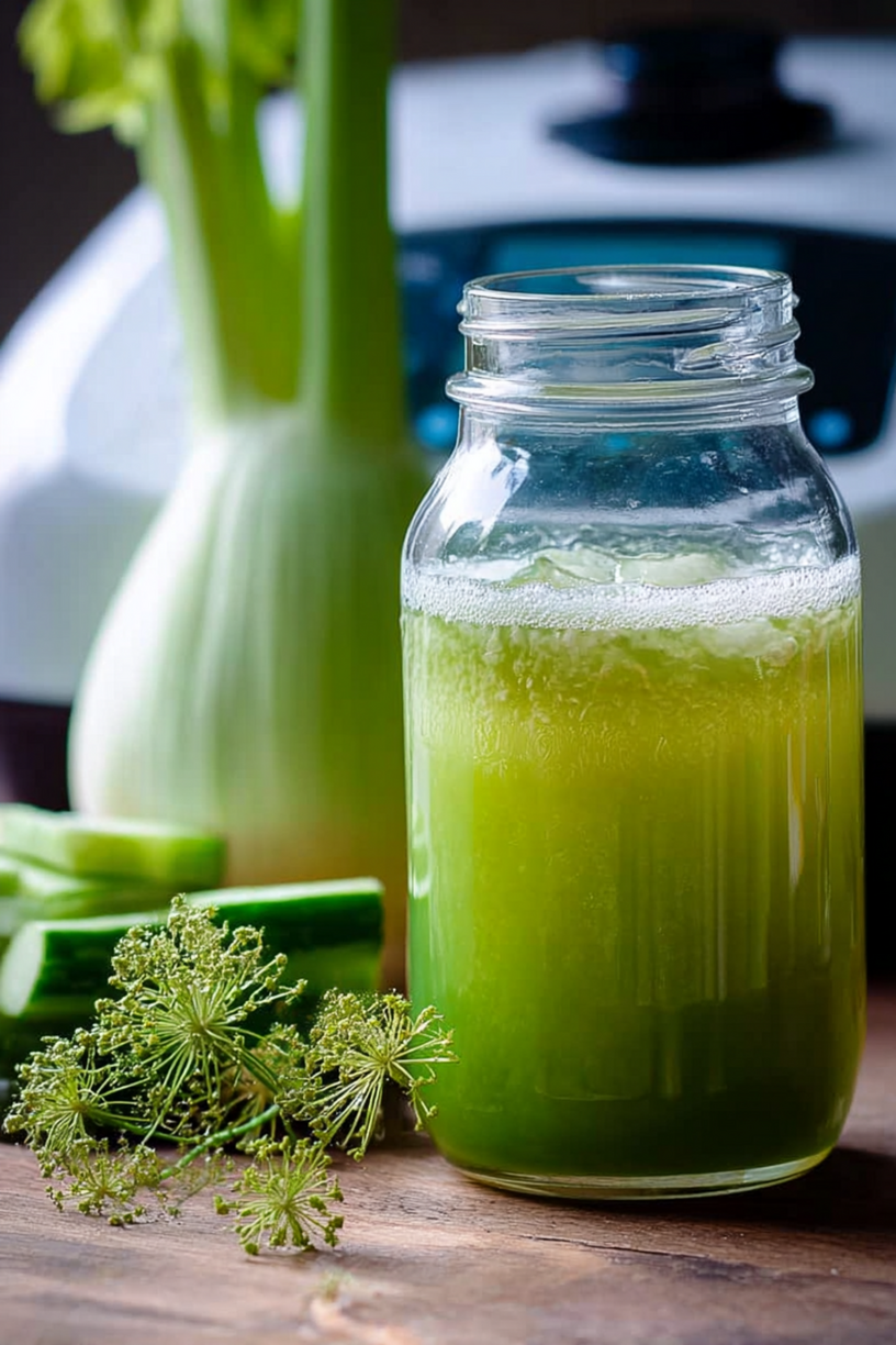 jus détox concombre fenouil