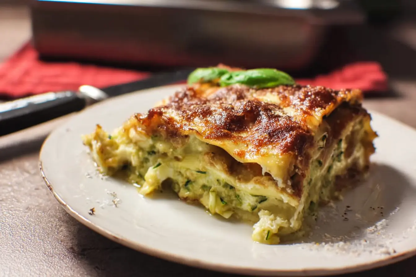 lasagne chèvre courgette