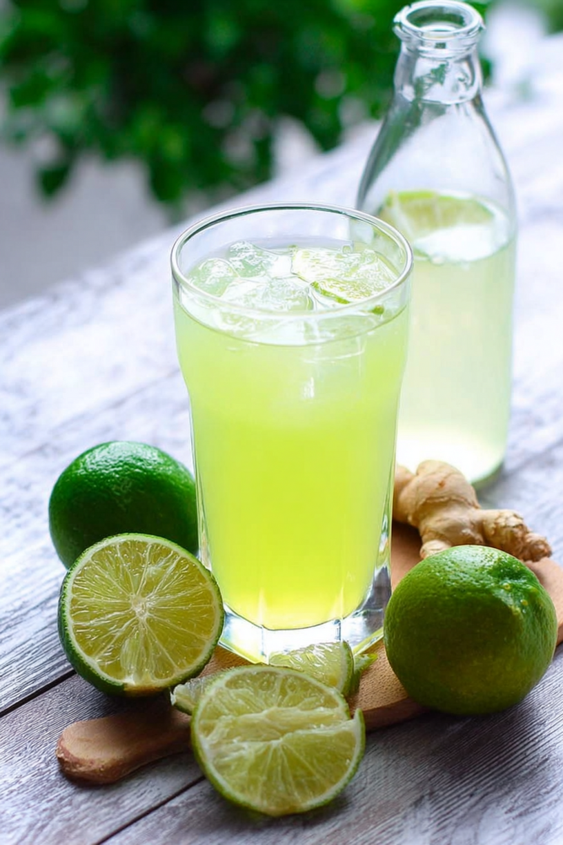 limonade citron vert gingembre