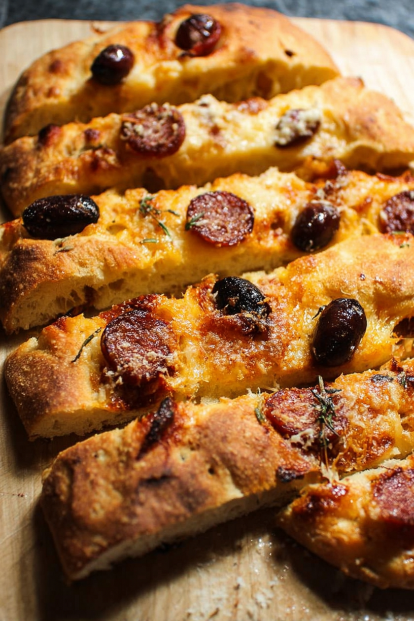 longuets olives chorizo emmental