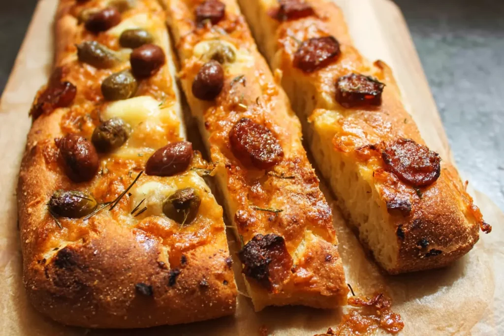 longuets olives chorizo emmental