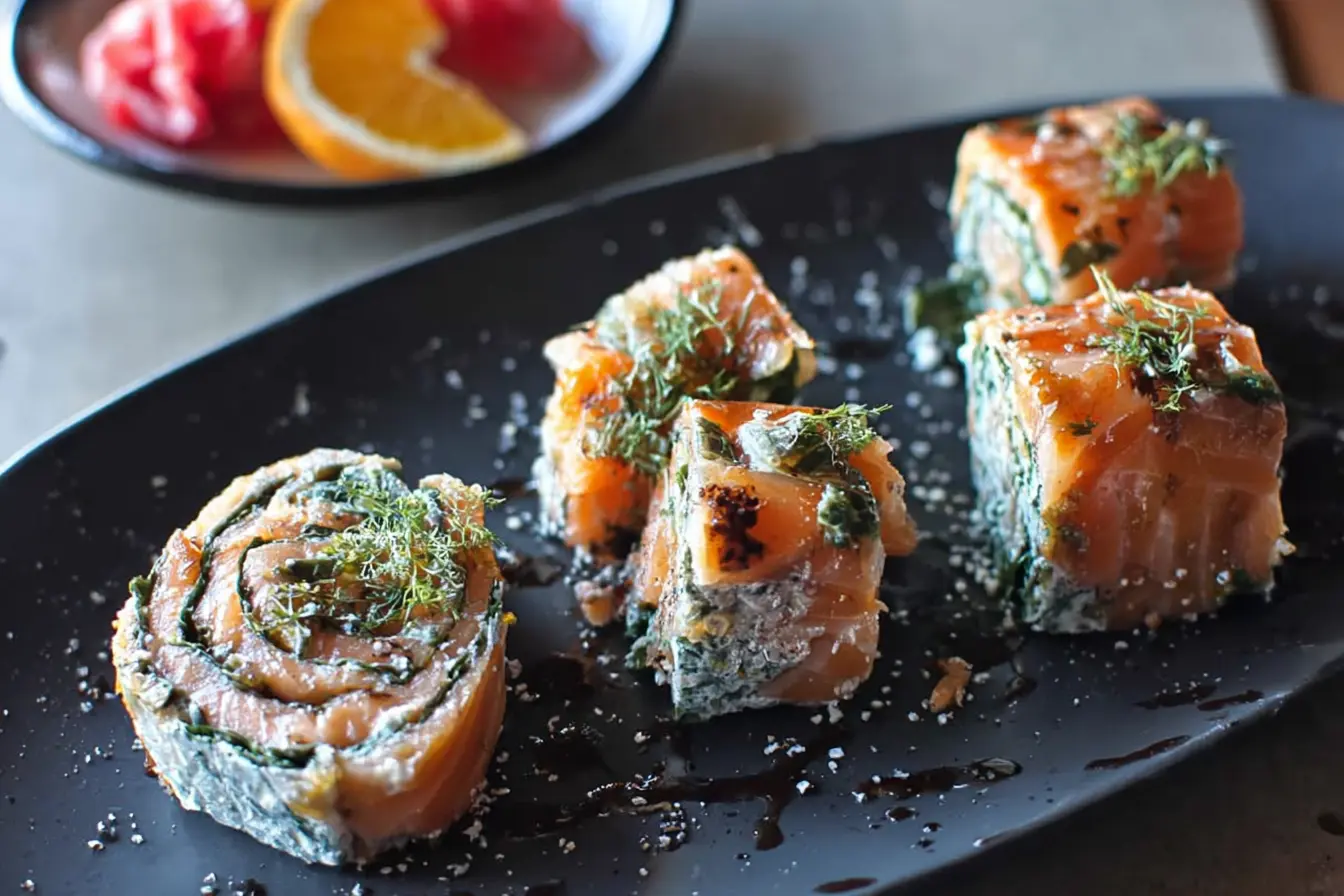 makis bretons saumon fumé salade
