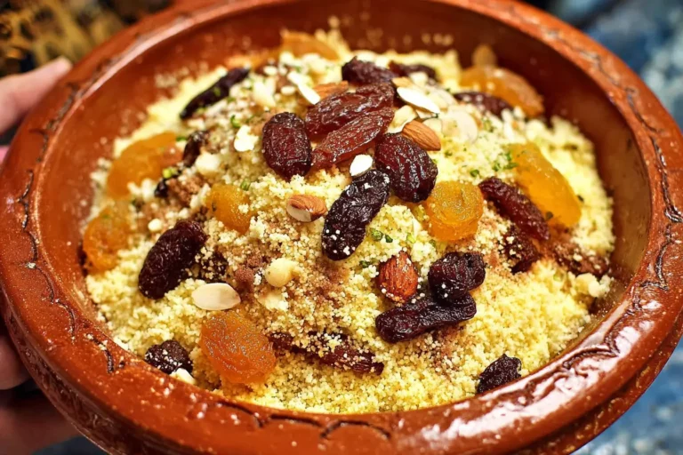 masfouf graines couscous fruits secs