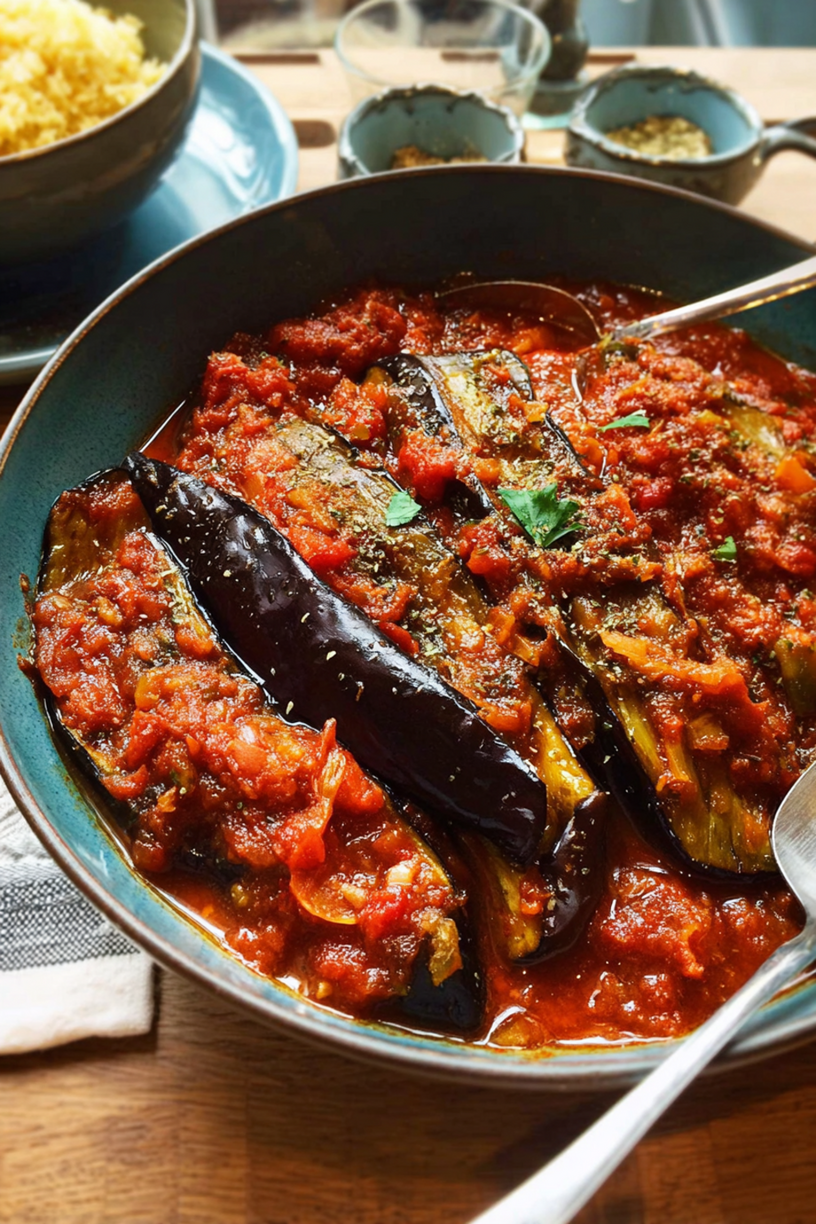mijoté d'aubergine
