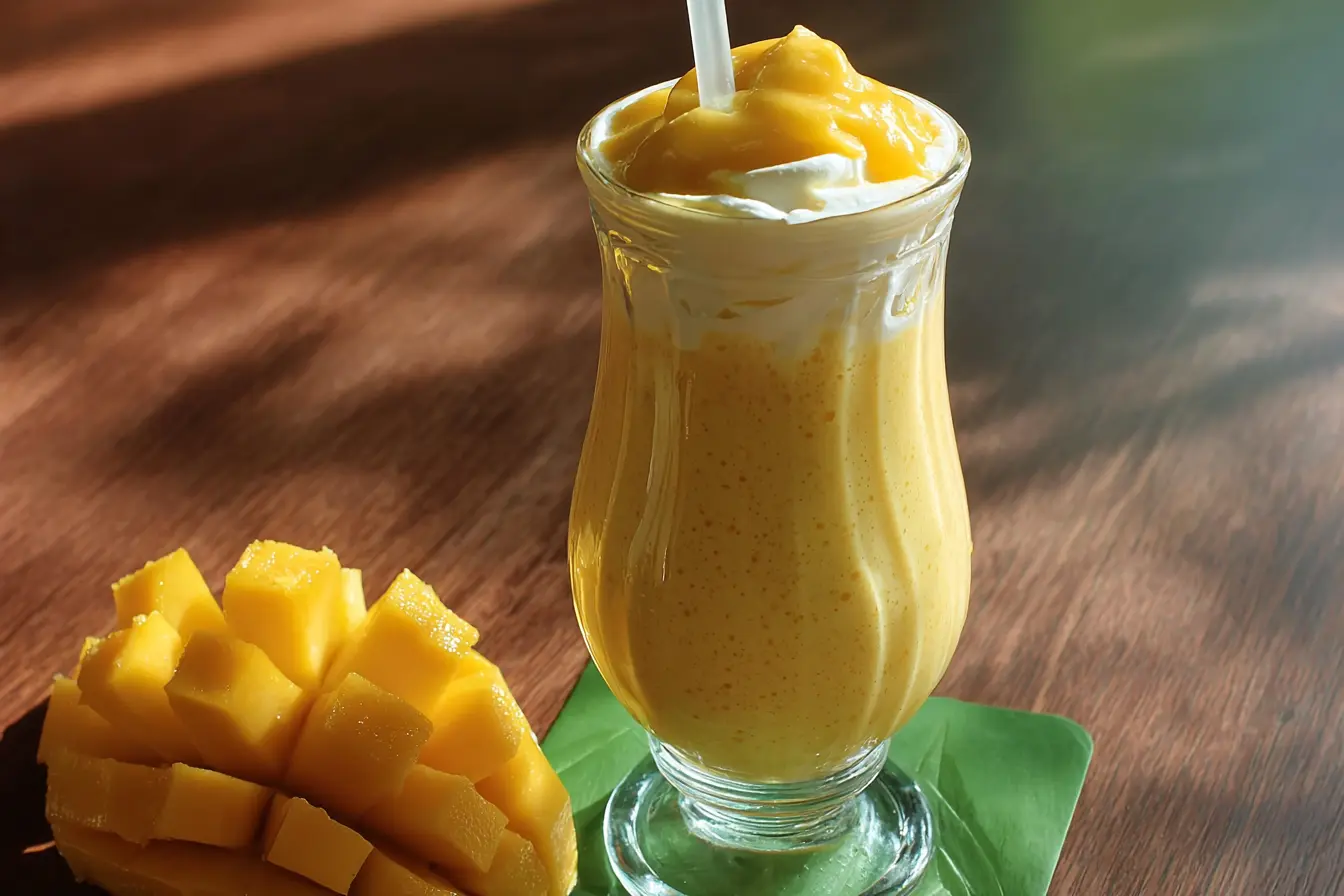 milk shake vanille mangue