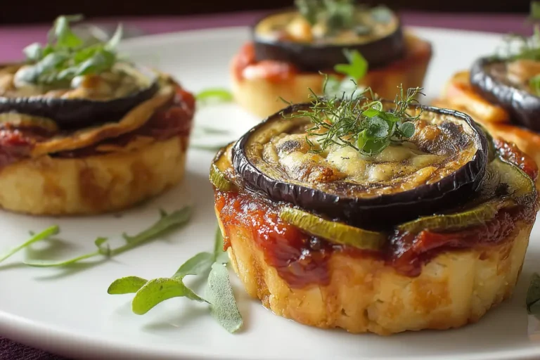 Mini-tourtes agneau aubergine