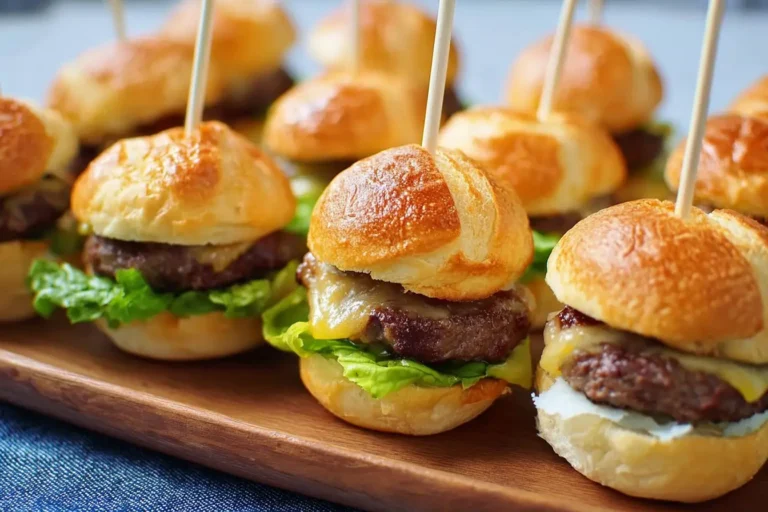 miniburgers steaks épicés