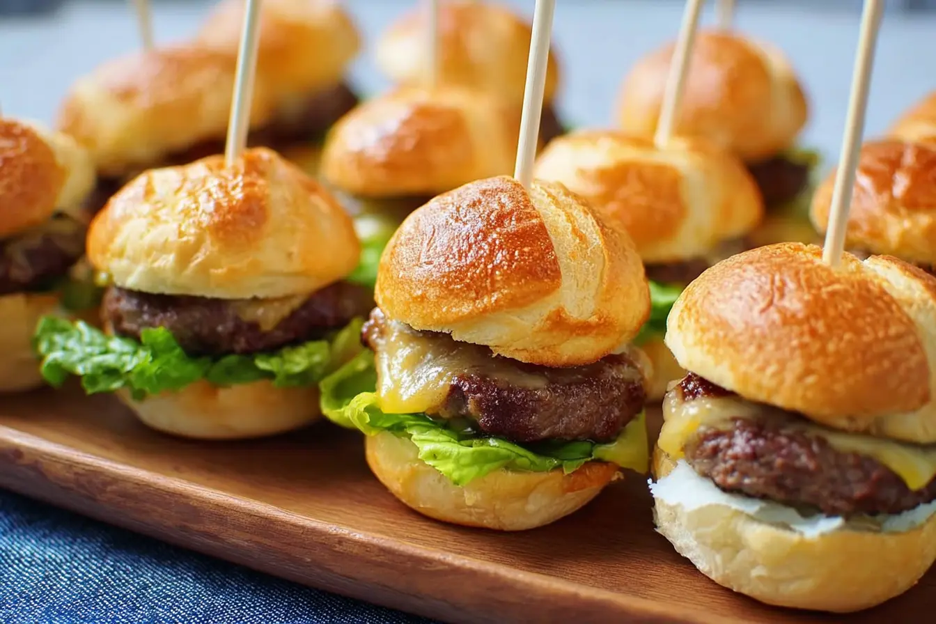 miniburgers steaks épicés