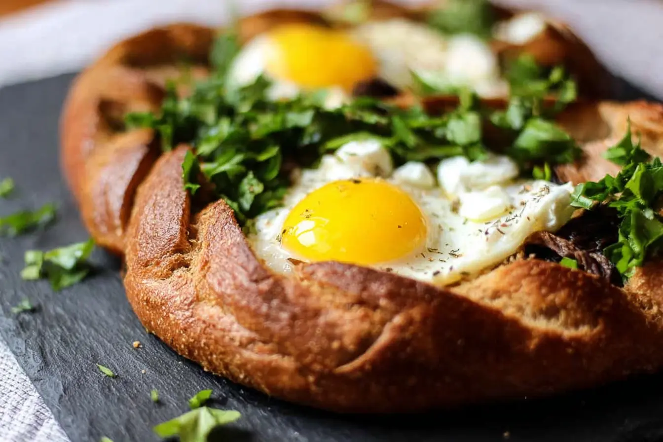 pain pâques complet oeufs filets
