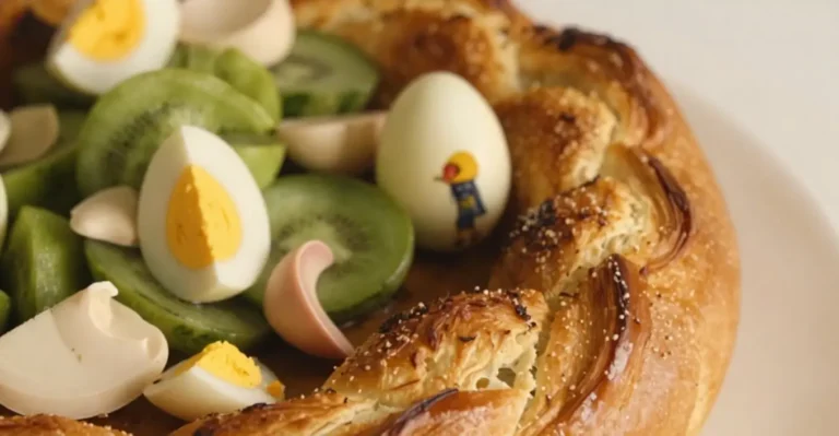 pain pâques complet oeufs filets