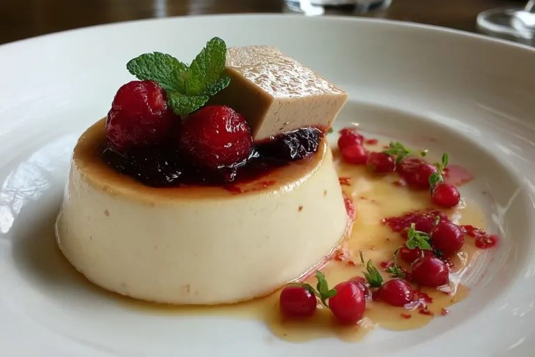 pannacotta foie gras