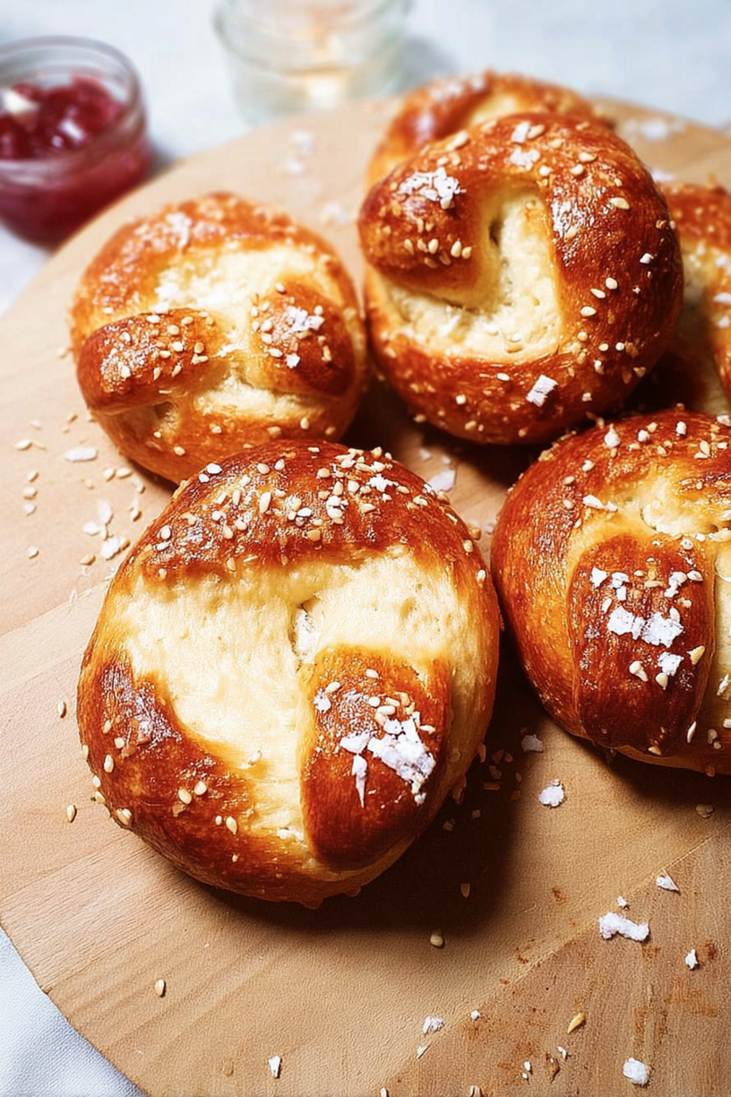 petits pains façon bretzel