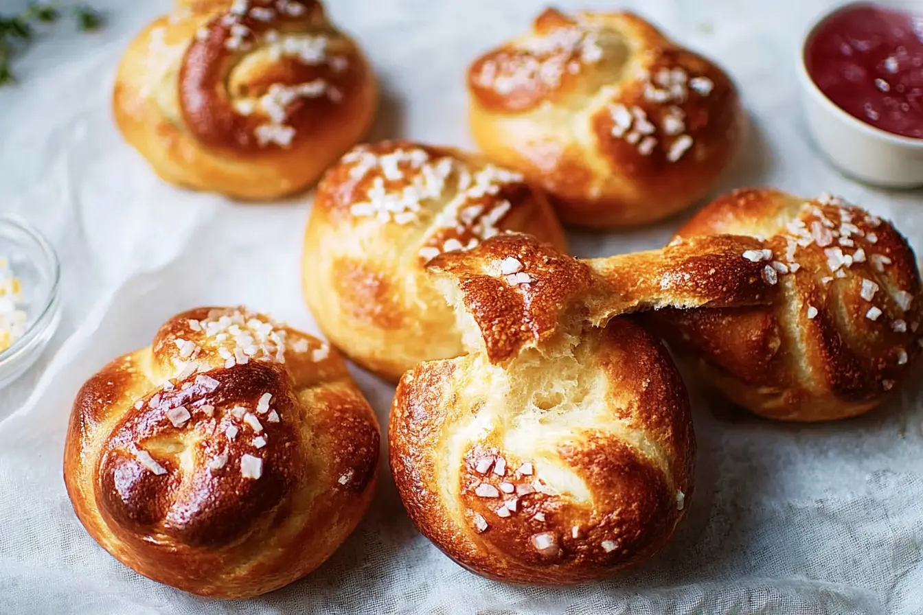 petits pains façon bretzel