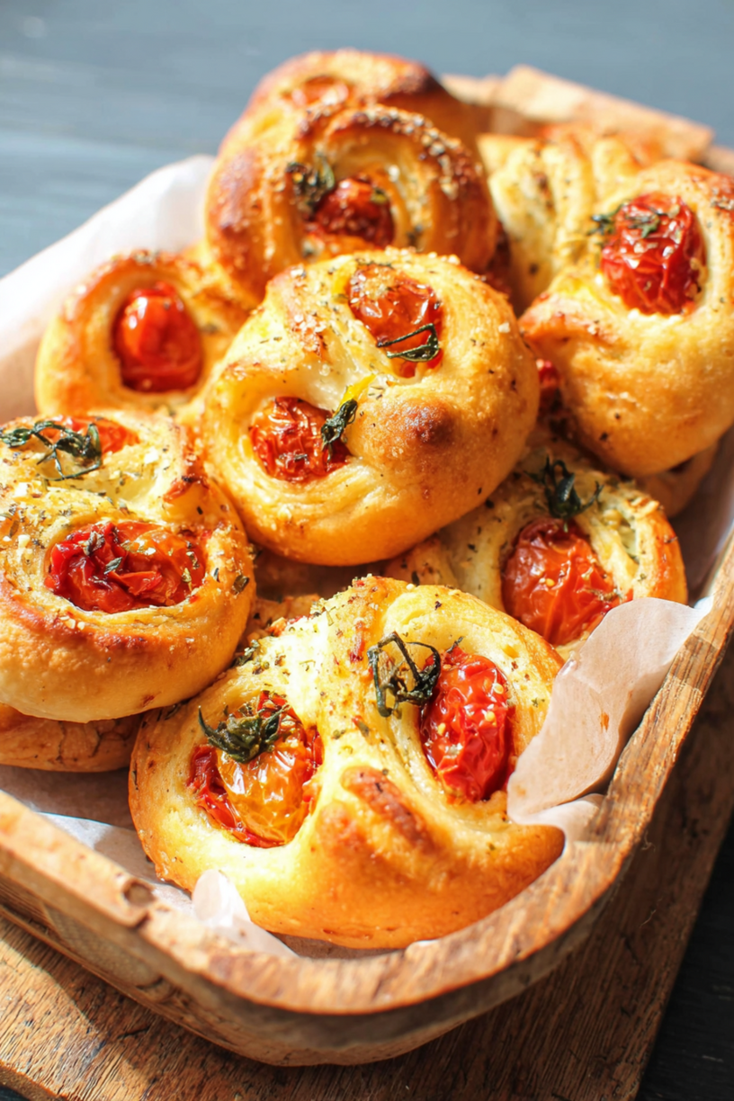 petits pains farcis tomate cerise