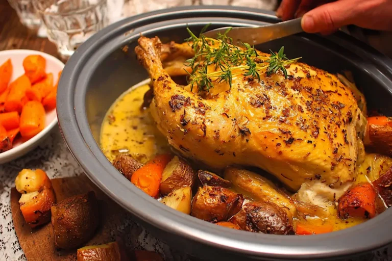 poulet vin jaune vapeur