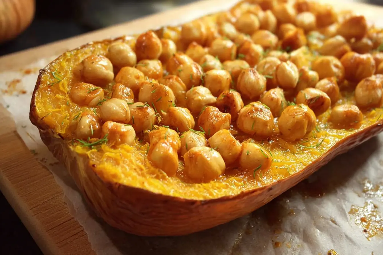 purée butternut noisettes