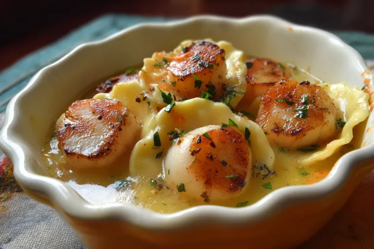 Ravioles Saint-Jacques Sauce Aigre