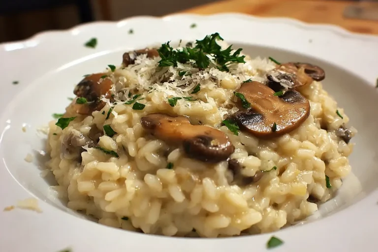 Risotto aux champignons