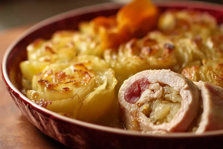 roulé poulet pommes patates douces