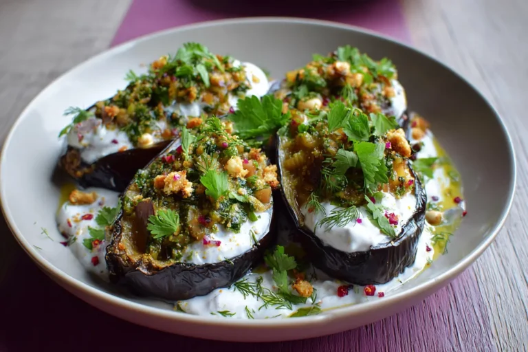 salade d'aubergine yaourt