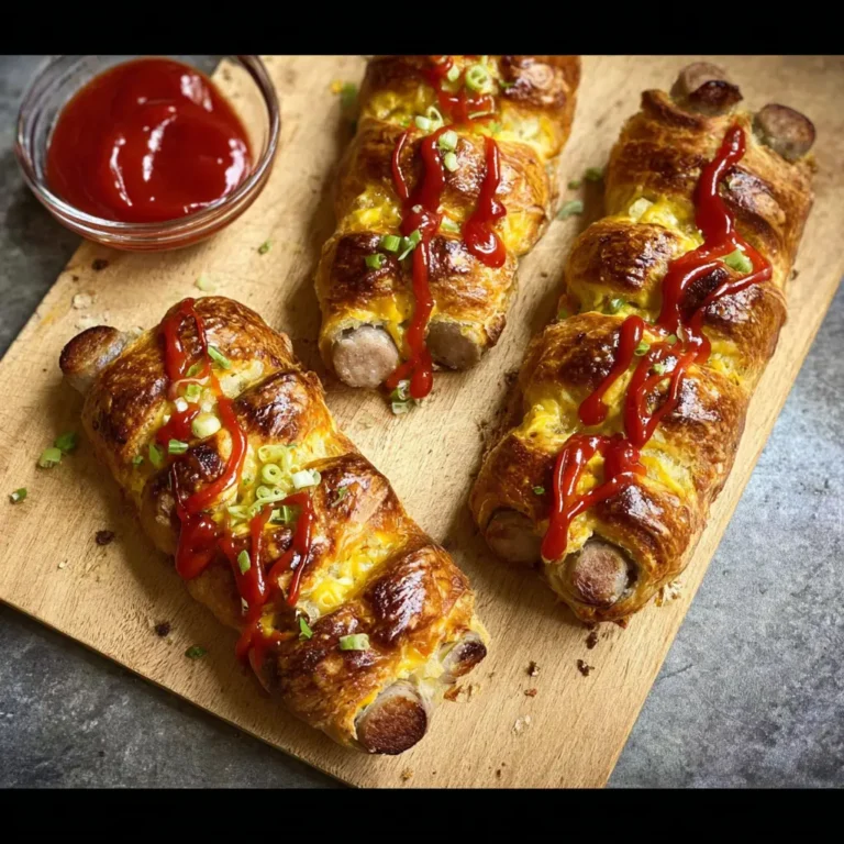 sausage breads ketchup pimenté