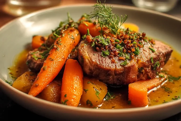 Sauté de veau aux carottes et aux épices