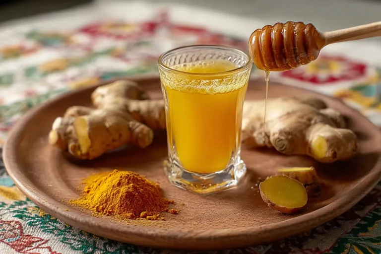 Shot Immunostimulant au Gingembre Curcuma et Miel