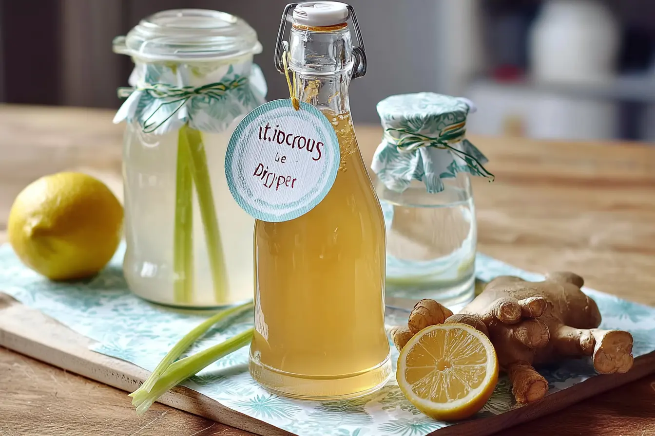 sirop citronnelle gingembre