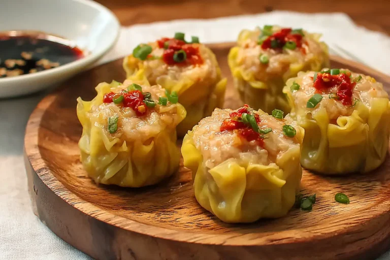 Siu mai à l'huile pimentée
