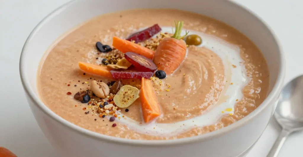 smoothie bowl façon carrot cake