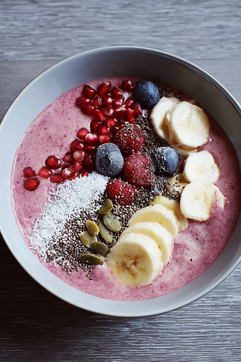 smoothie bowl grenade graines chia