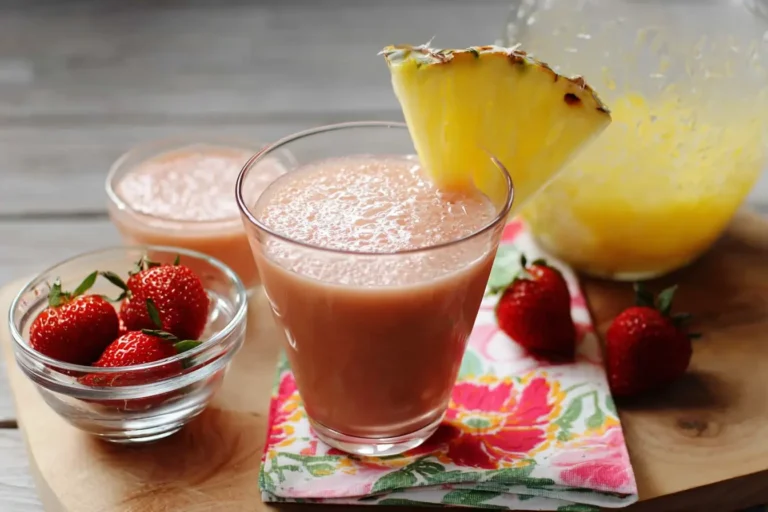 smoothie fraise ananas coco