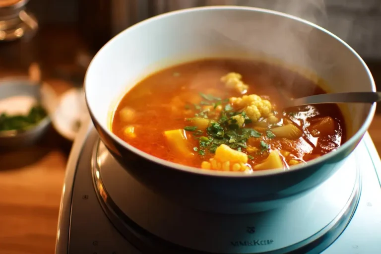 soupe chou fleur poireau paprika
