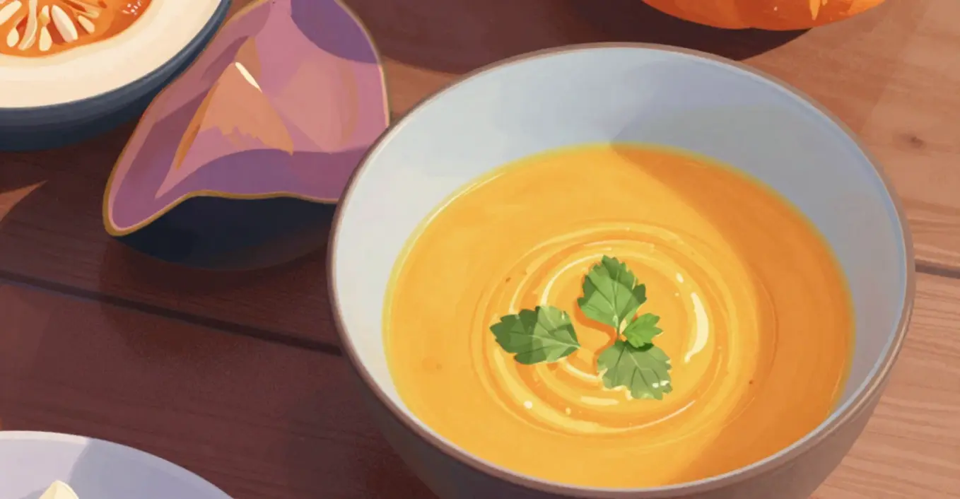 soupe courge lait coco