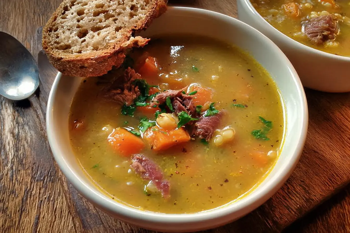 soupe légumes orge viande grisons