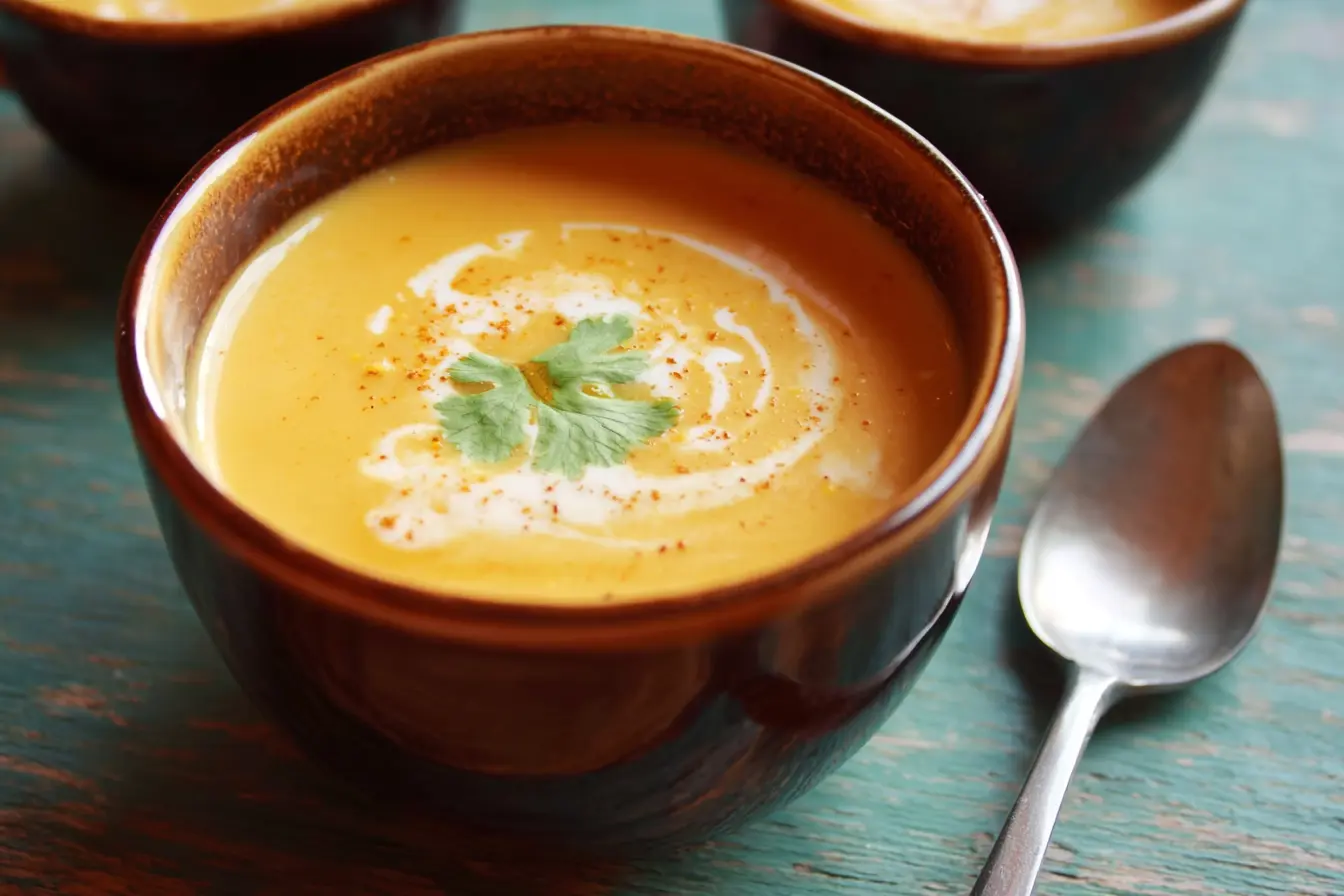 soupe patate douce lait coco