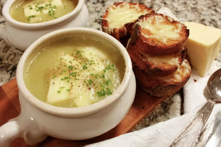 soupe poireaux brie pommes terre