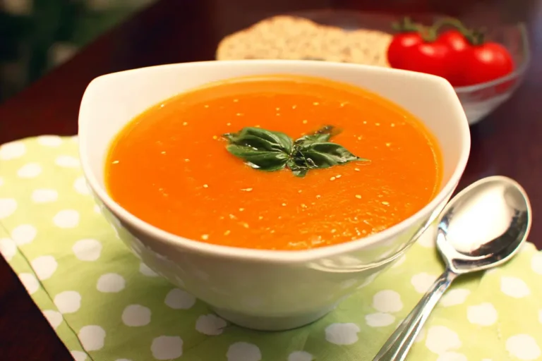 soupe tomate basilic