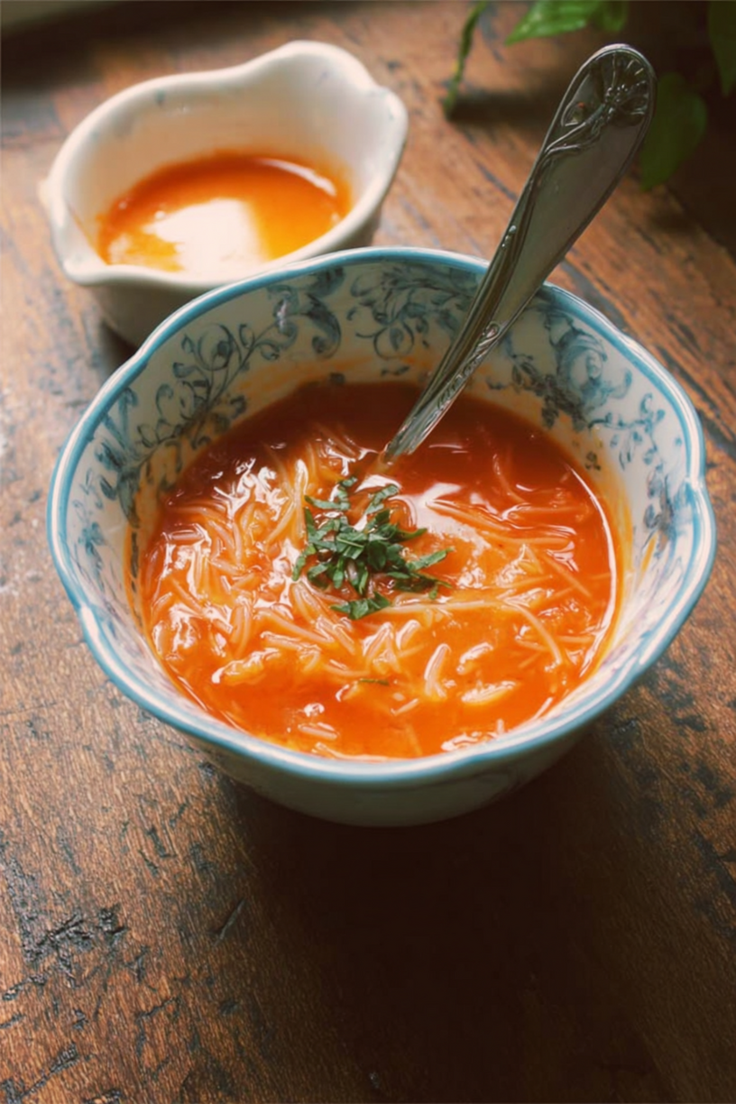 soupe tomate vermicelles