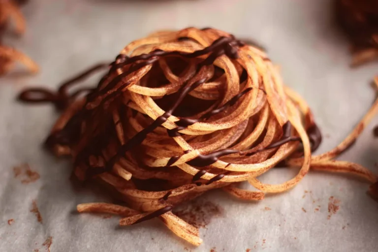 spaghetti pommes chocolat
