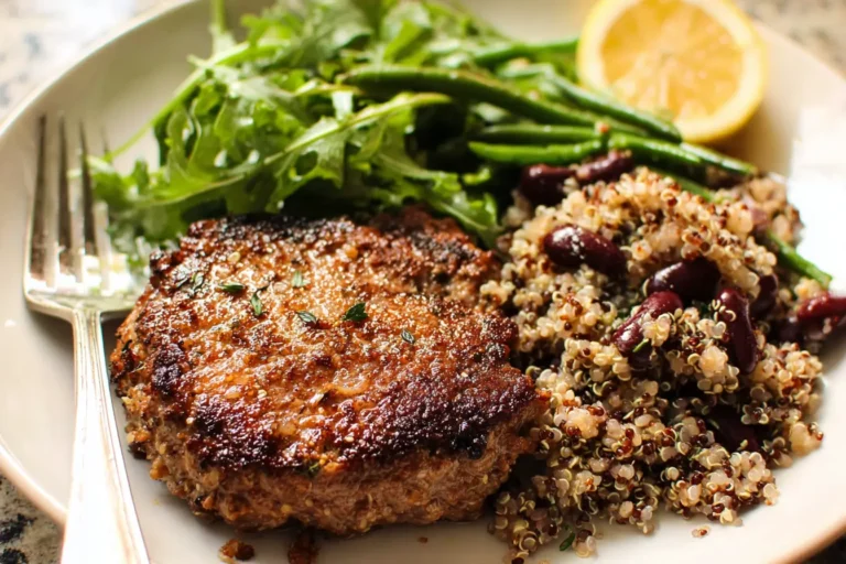 steaks quinoa haricots rouges