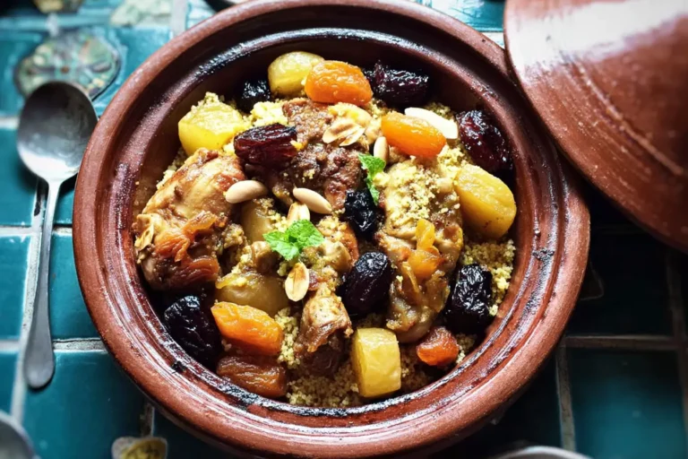 tajine lapin fruits secs