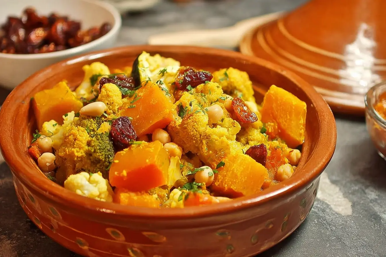 tajine légumes courge fruits secs