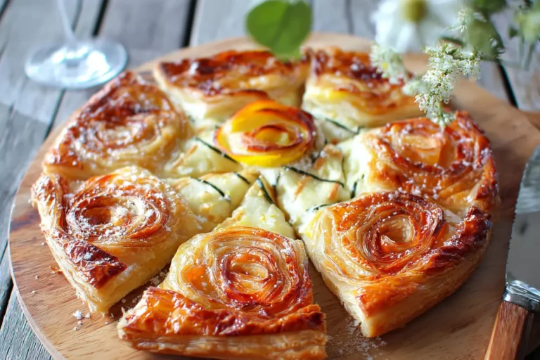tarte feuilletée soleil provençale