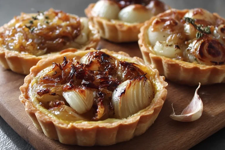 tartelette chèvre oignons