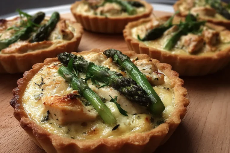 tartelettes nordiques poulet l'asperge