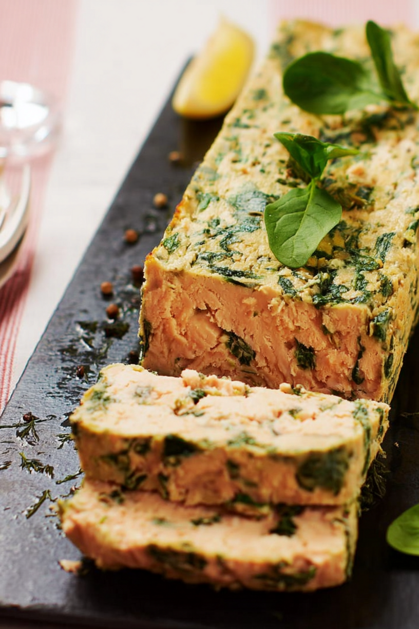 terrine saumon épinards