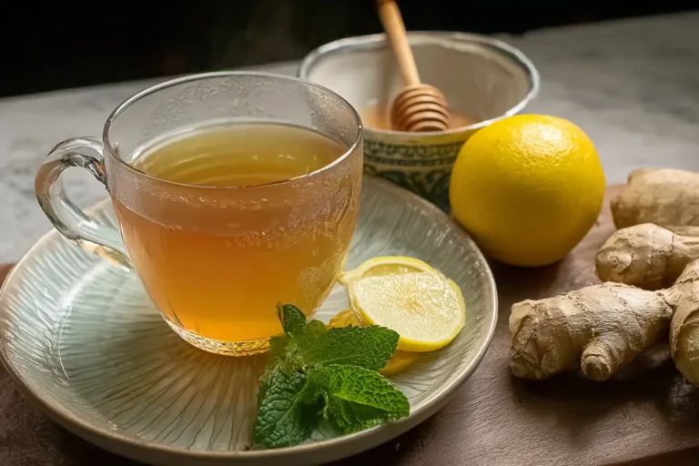 tisane gingembre miel citronnelle